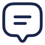 Chat Line SVG Icon